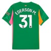 Manchester City Ederson M. 31 2025-26 Grønn - Herre Keeper Fotballdrakt